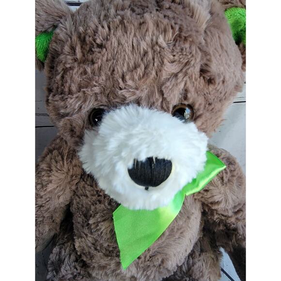 Animal Adventure Sweet Sprouts Bear Plush Green Feet Snowflake 16 Inch 2015 Toy - Picture 3 of 10